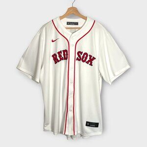 Boston Red Sox Nike Engineered Jersey Mens XL White Blank Back Swoosh